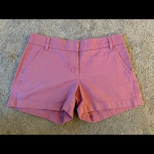 J Crew chino shorts in Pink/Dusty Rose, size 4